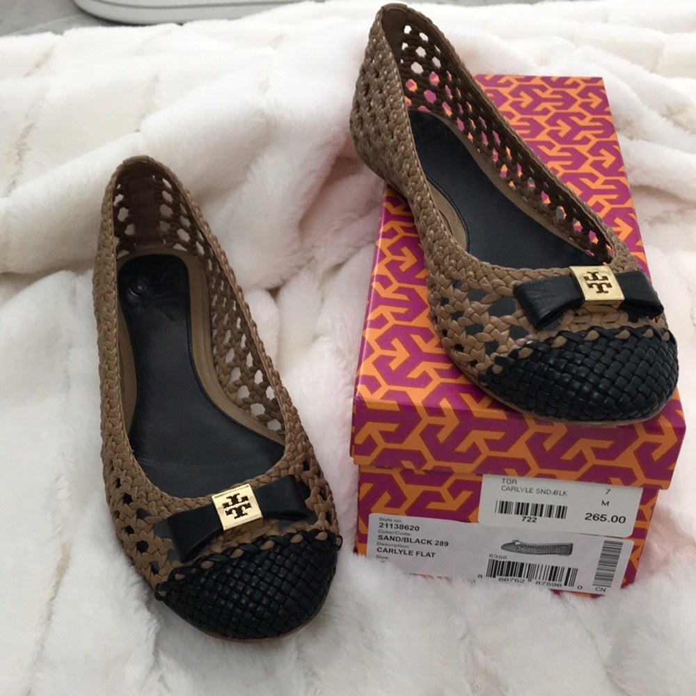 Tory Burch Carlyle Flat size 7